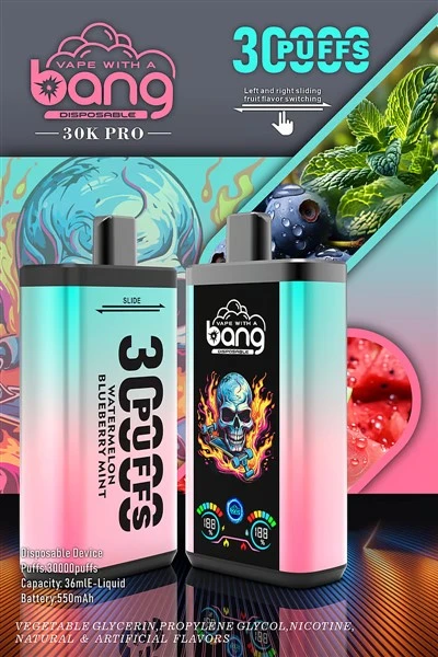 Bang 30k Pro Puffs kertakäyttöinen vape