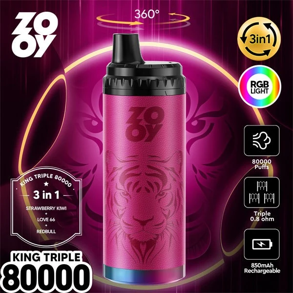 Zooy King Triple 80000 Puffs Cheap Vape high quality