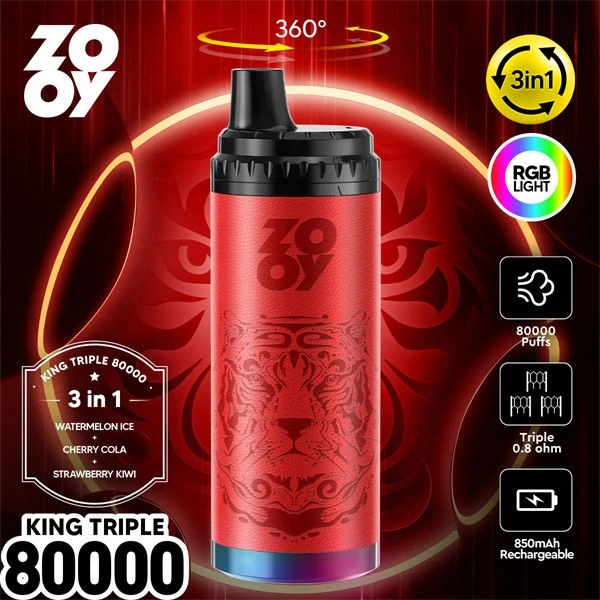 Zooy King Triple 80000 Puffs Cheap Vape suppliers