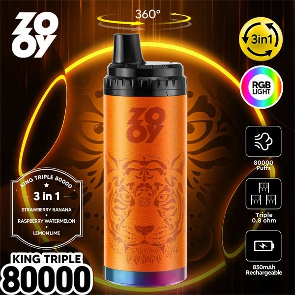 Zooy King Triple 80000 Puffs Cheap Vape best